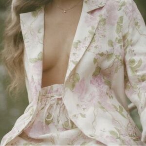 SPELL ~ ROSE GARDEN LINEN BLAZER
